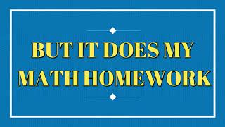 Making a Program To Do My Math Homework  !(SKIP TO 1:30)!