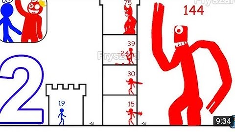 Stick War: Hero Tower Defense - Gameplay Walkthrough Part 1 Level 1-10 Rainbow Friends (iOS,Android)