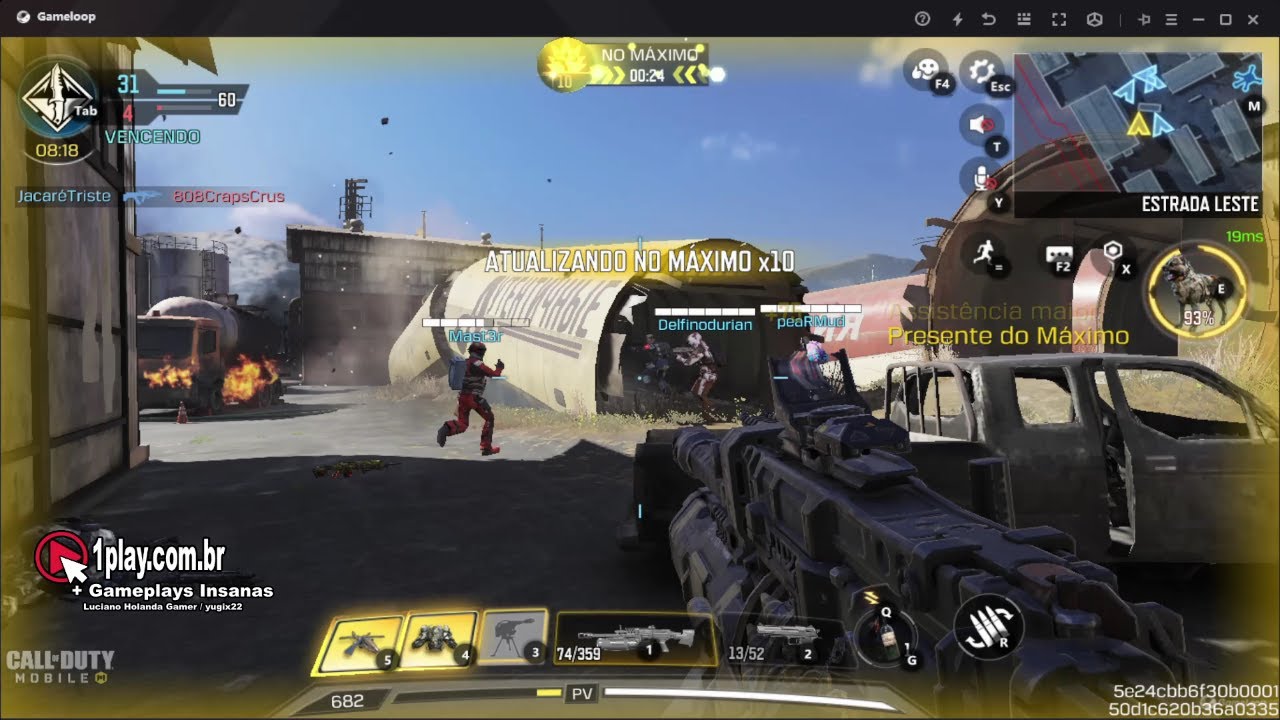 Call of Duty: Mobile! DESAFIO! MVP S/ MORTE! (SCRAPYARD 2019 24/7 MAP) MJ 5x5 Partida Muito Doida!