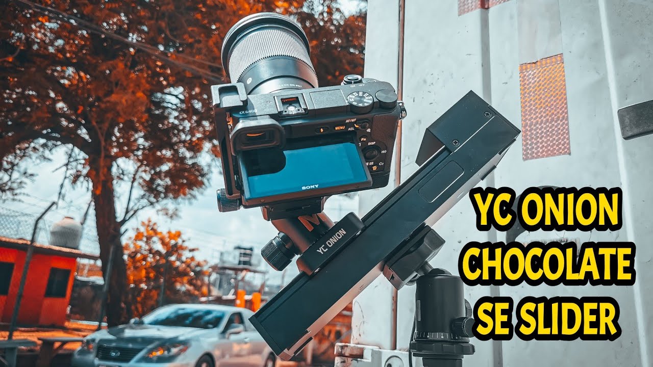 Smallest Motorized Slider for Content creators - YC ONION Chocolate SE Slider
