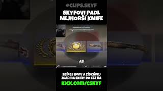 Skyfovi Padnul Nejhorší Knife😂 #clip #cs2 #cz #skyf #counterstrike #cs2clips #funny #rage #openning