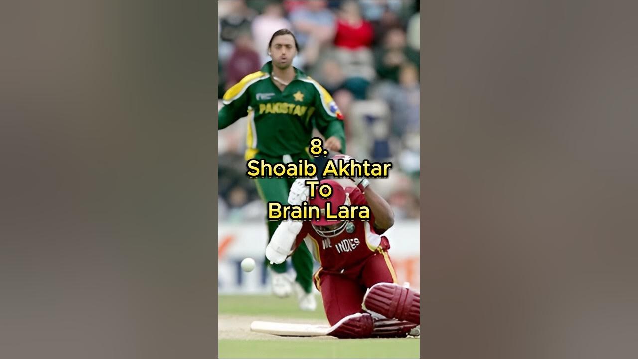 Top 10 Deadly Bouncers 💀 in the Cricket History shorts cricketer 