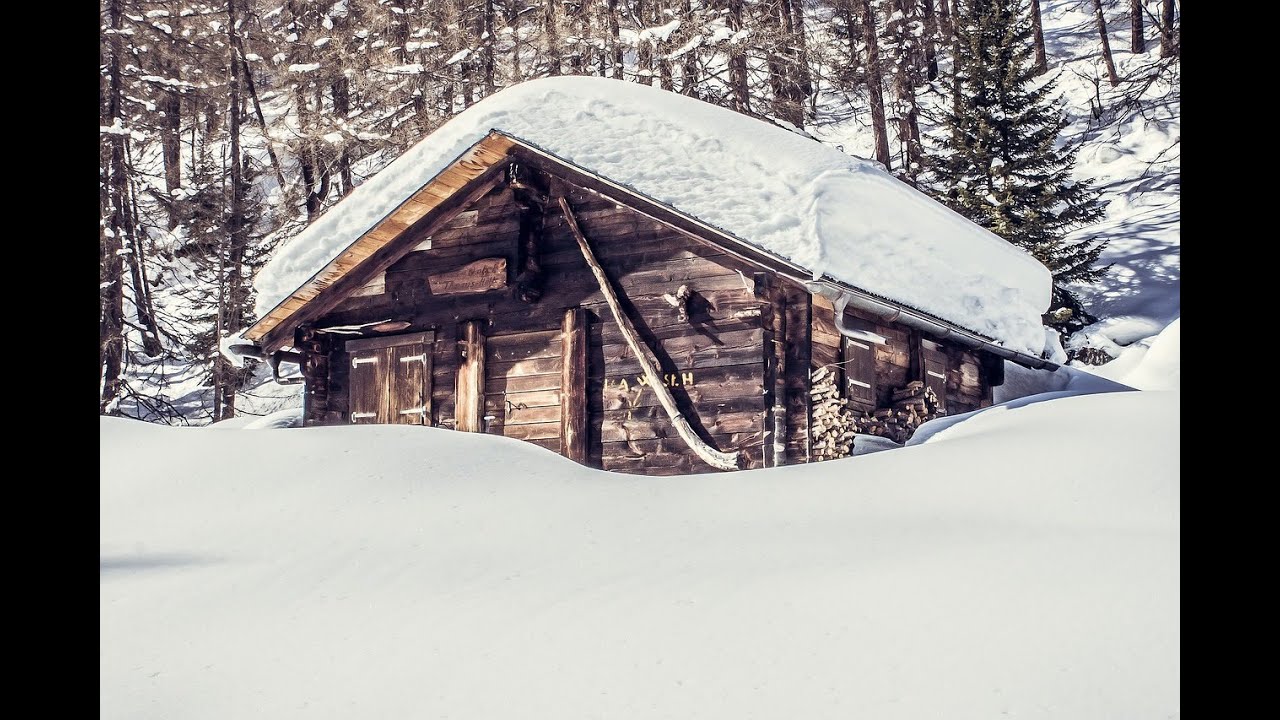 Eine Wintergeschichte  eingeschneit mit einem Fremden