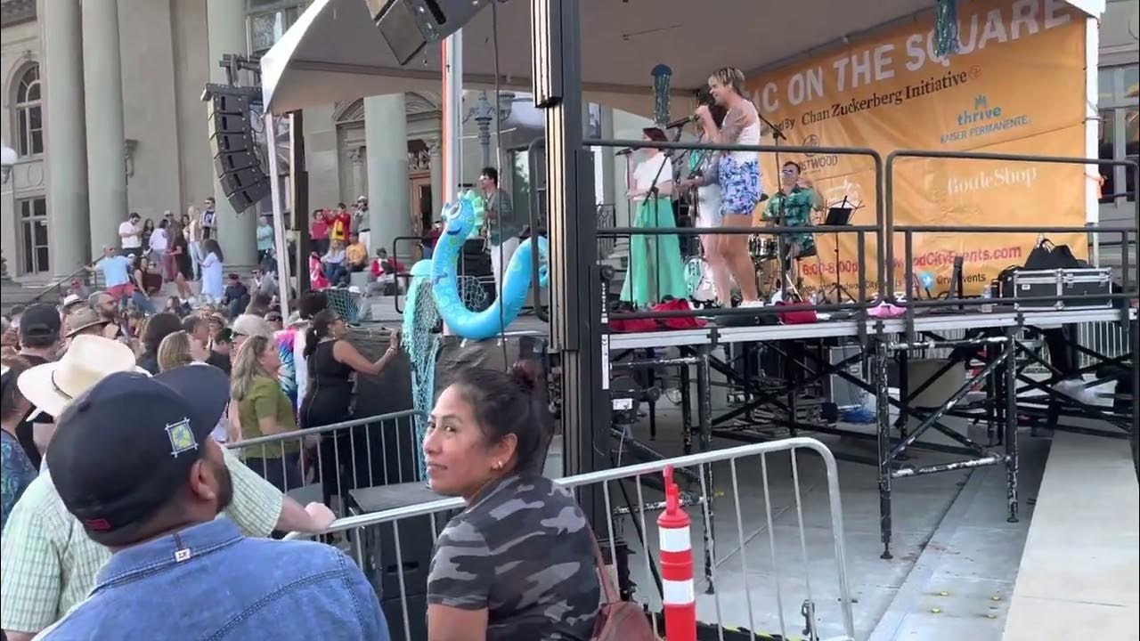 Summer Performance With Neon Velvet Band Music On The Square Redwood summer-performance-with-neon-velvet-band-music-on-the-square-redwood