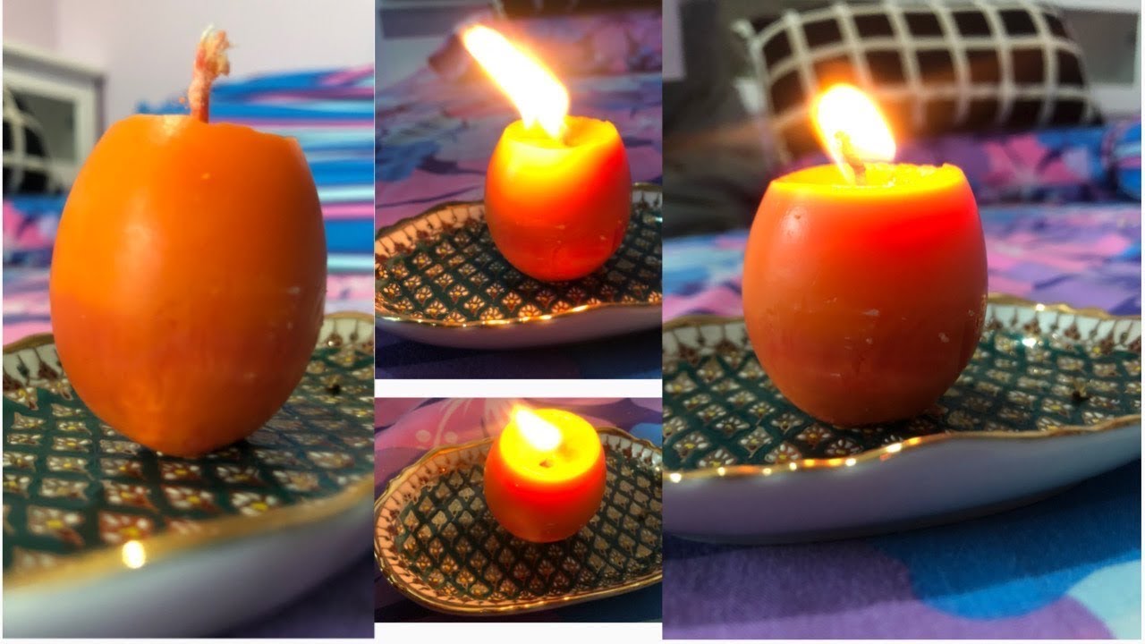 DIY Egg Shell Candle How to make Candles Using An Eggshell Easy and