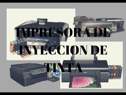 IMPRESORA DE INYECCION DE TINTA // VENTAJAS Y DESVENTAJAS // ¿QUE ES? //  FUNCIONAMIENTO - YouTube