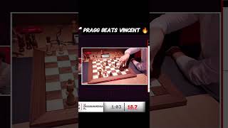 Pragg crushed vincent 🔥 #praggnanandhaa #vincent #gct #shorts