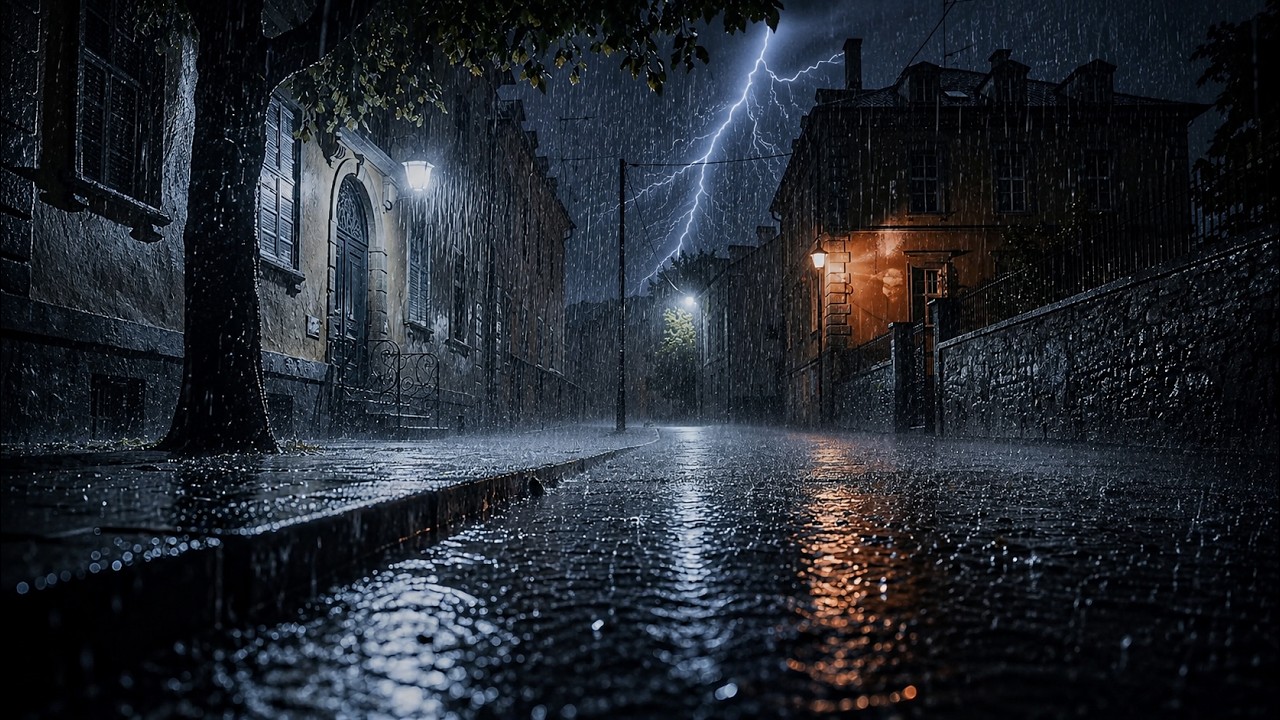 Heavy Rain and Thunder Sounds For Deep Sleep – 99% Fall Asleep Fast ...