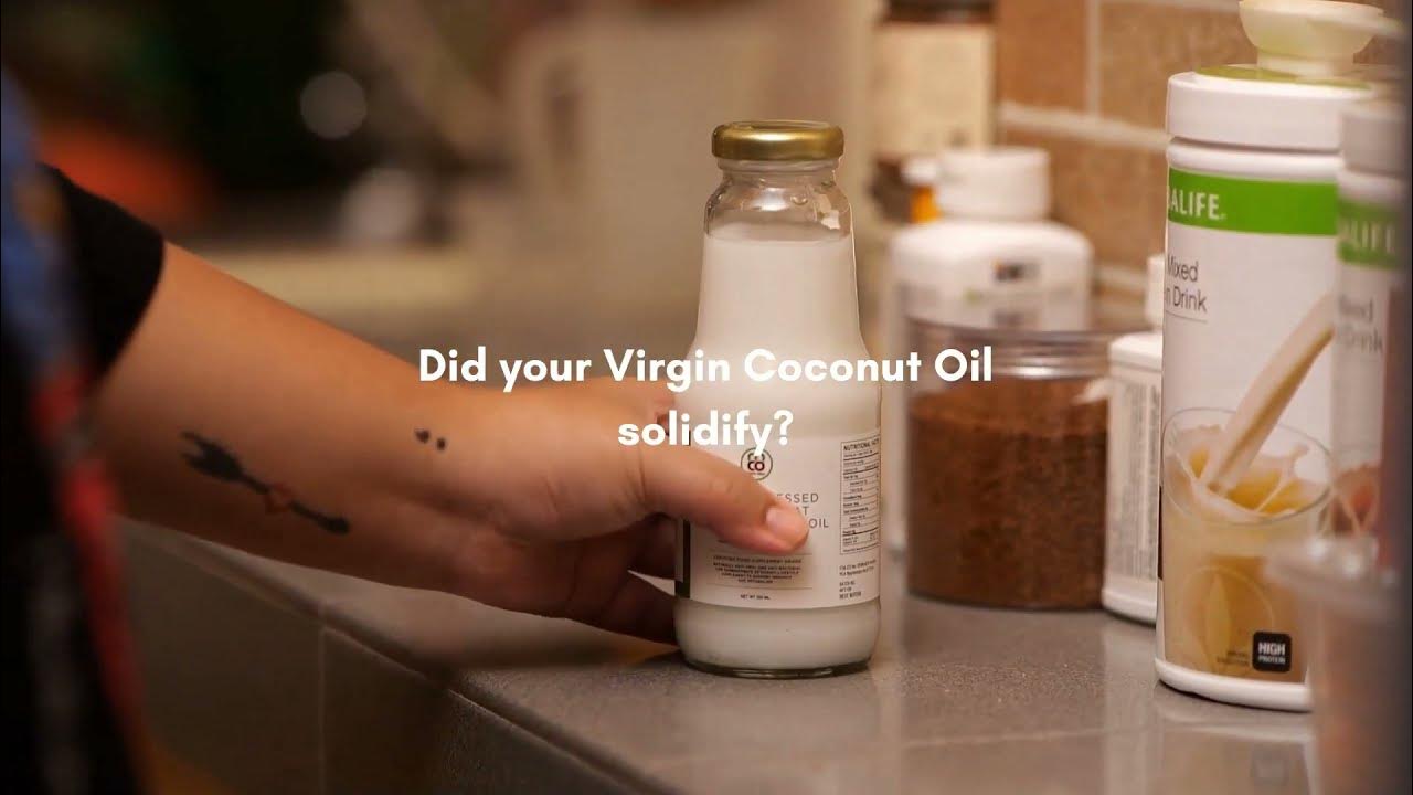 How to liquify Virgin Coconut Oil? Hacks YouTube