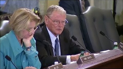 Inhofe Q&A at Commerce Committee Hearing on Transportation Innovation
