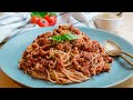 Vegan spaghetti bolognese
