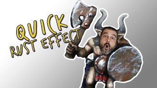How to Paint Easy and Quick Rust Effect