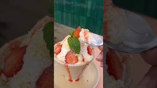 Bingsoo Strawberry Cheesecake dessert favorit #yummy #kulinermalang #exploremalang #dessert #bingsoo