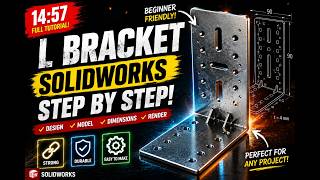 How to Model a Heavy-Duty L-Bracket in SolidWorks