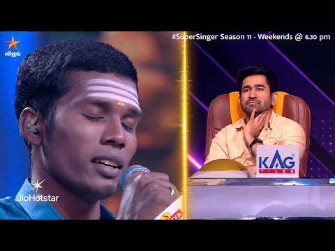 Glimpse of Thulli Ezhunthathu Pattu Song by #Saran ❤️‍🔥🥰| Super Singer Season 11 | Episode Promo