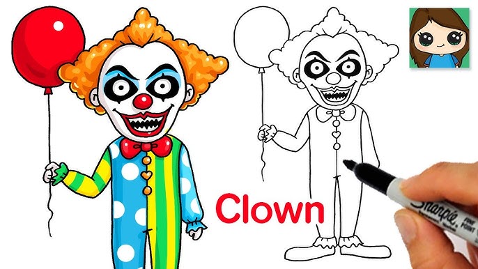 How To Draw Pennywise the Clown