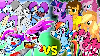 Pibby VS My Little Pony - ALL PHASES | Friday Night Funkin' | FNF Mods
