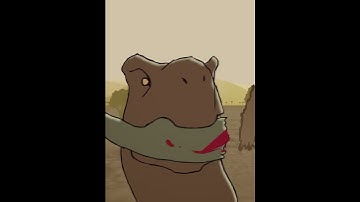T-Rex vs Giganotosaurus | Jurassic World Dominion Animation #shorts