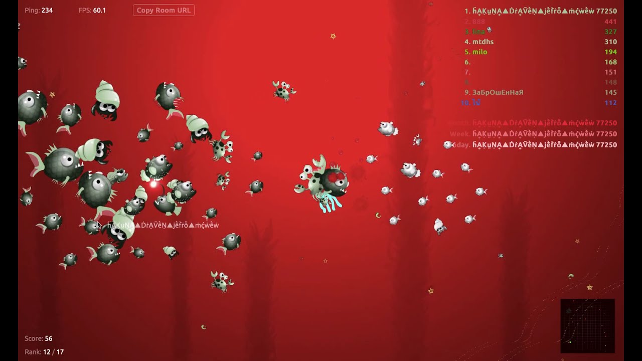 This guy can beat neo's youtube record(82000 score) in Oceanar.io