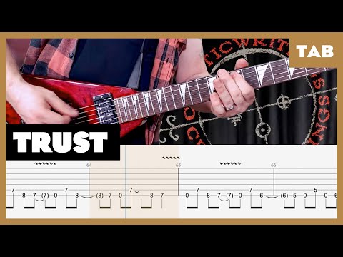 Megadeth - Trust - Guitar Tab | Lesson | Cover | Tutorial