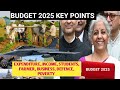 BUDGET 2025 || Direct Tax and Indirect Tax in Budget || Expenditure and Income in Budget 2025 #modi