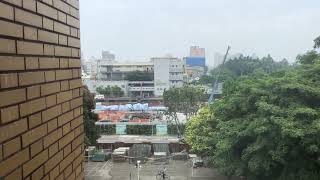 Military Freight train 7801 (R156 diesel locomotive) passing by near Tainan Station