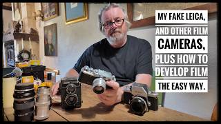 MY FAKE LEICA FILM CAMERA, PLUS DEVELPING FILM WITH THE RONDINAX.