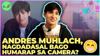 Andres Muhlach, nagdadasal bago humarap sa camera?