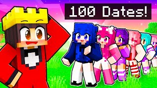 Going On 100 Minecraft DATES In 24 hours!