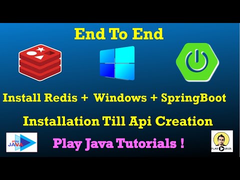 End To End Redis Installation Till Spring Boot API Creation | Redis Spring Boot From Scratch | Redis