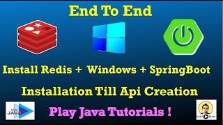 End To End Redis Install 2023 Spring Boot API Creation | Redis Spring Boot From Scratch | Redis