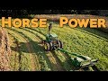 Horsepower - John Deere 4640 Dualled Mowing Hay