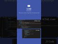 Auto-increment counter on page load with html, css & javascript #htmltutorial #javascript #shorts