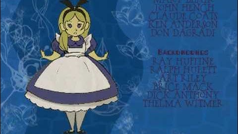 Alice in Wonderland movie intro
