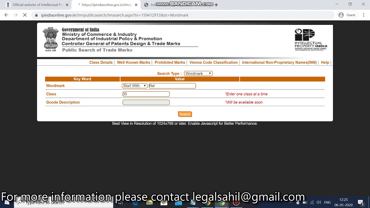 How to do Trademark Search Online In India - You Tube - YouTube