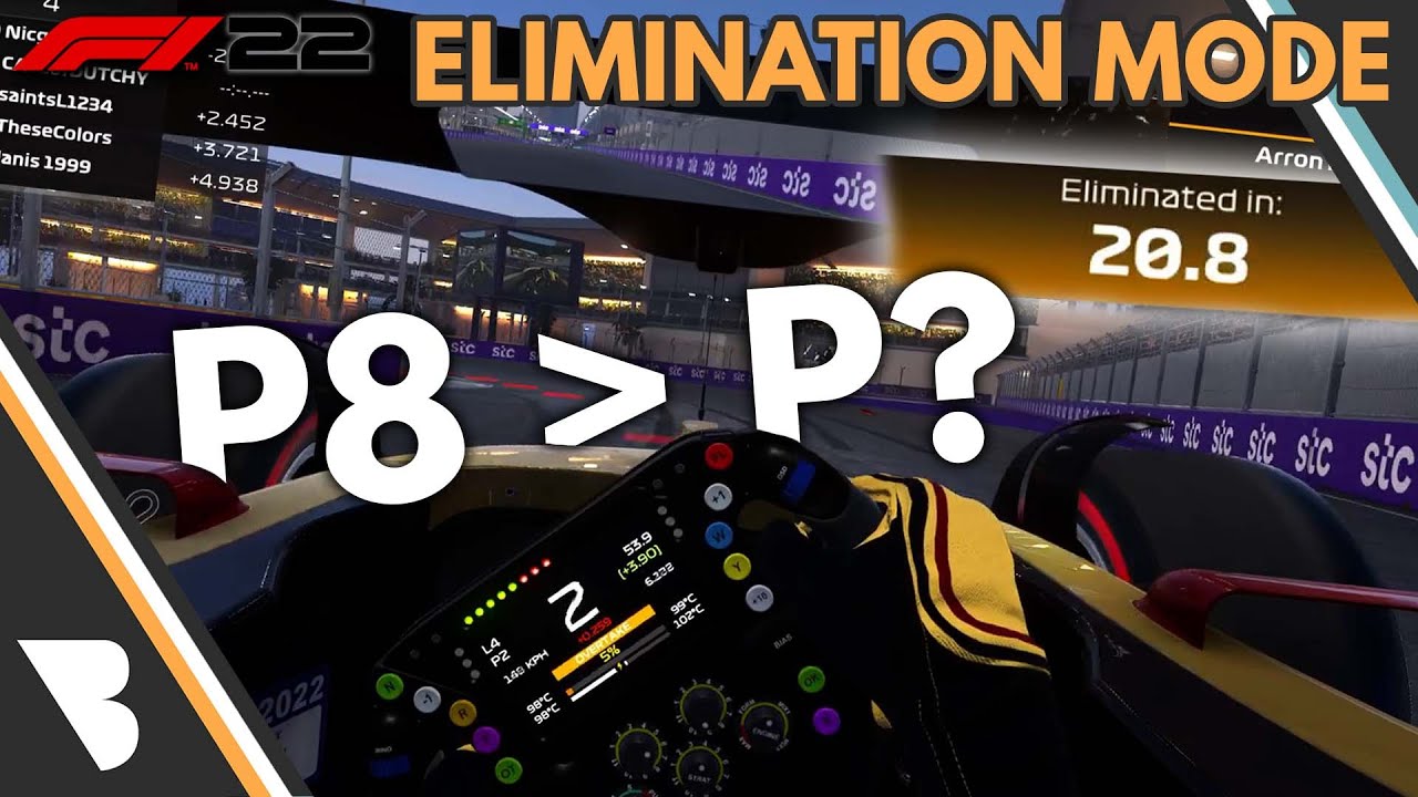 F1 22 - Elimination Mode Full Round - SHOWDOWN AT THE END - Cockpit view