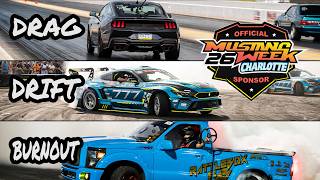 Drifting, Drag Racing, and Burnouts Crammed into One Day - Mustang Week Charlotte BTS Day 4