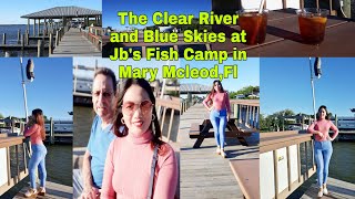 The Clear River and Blue Skies at Jb's Fish Camp in Mary Mcleod,Fl #couples