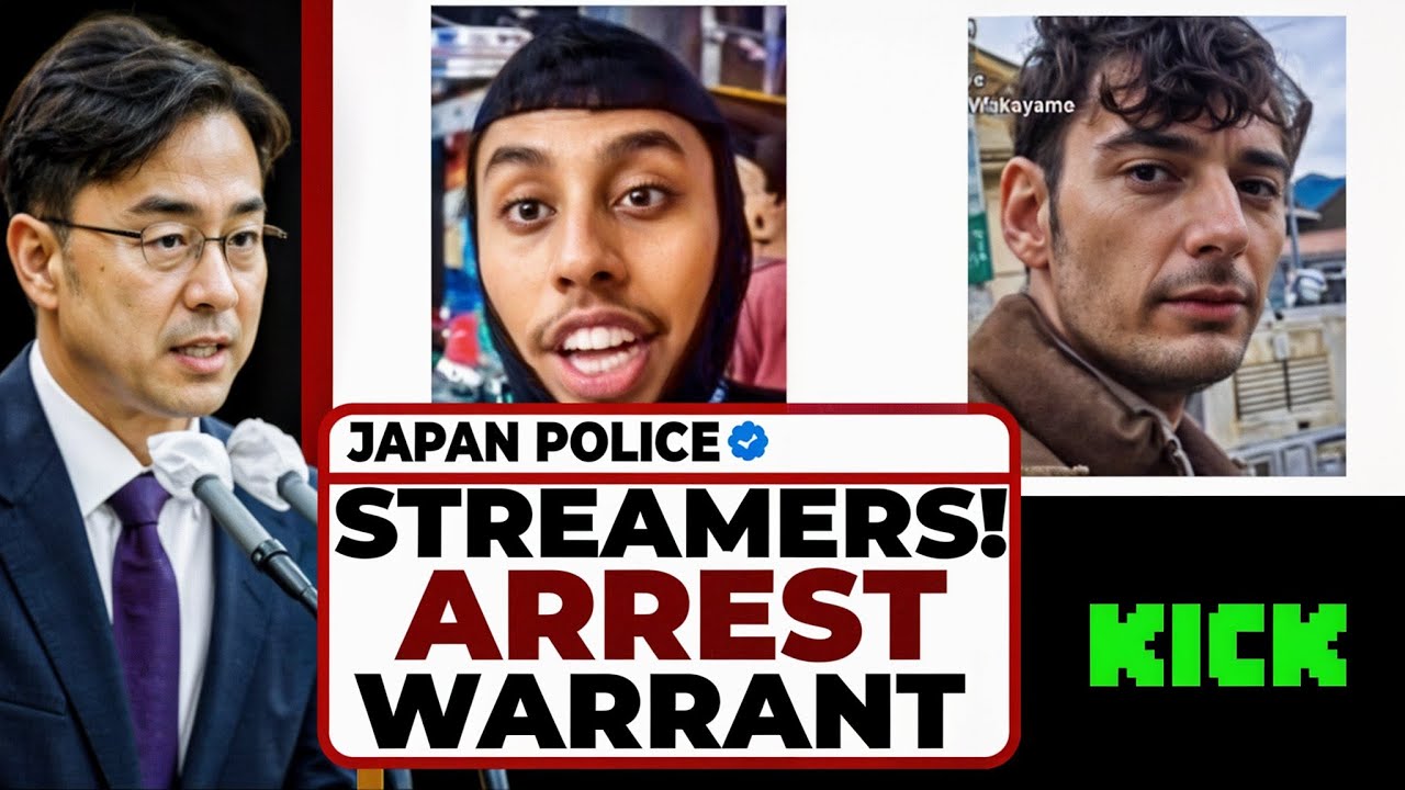 Japanese Police Says ENOUGH! | Johnny Somali I Ice Poseidon I DBR6 & Kick Streamers in Big Trouble!
