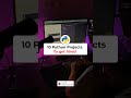 10 Python Projects That Can Get You Hired! @tutortacademy #tutortacademy #remotework