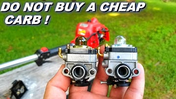 Replacing a carb on a Shindaiwa with a cheap overseas one.