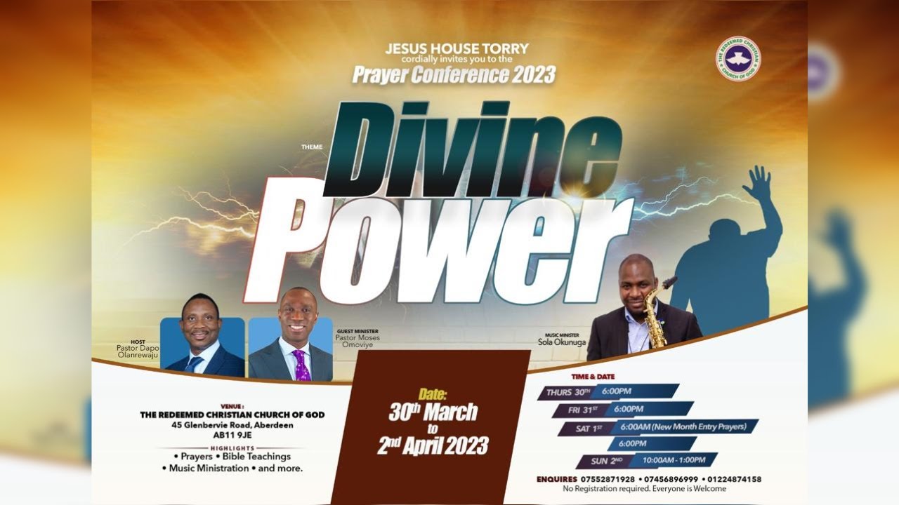 Prayer Conference 2023 Day 2 - Divine Power - YouTube