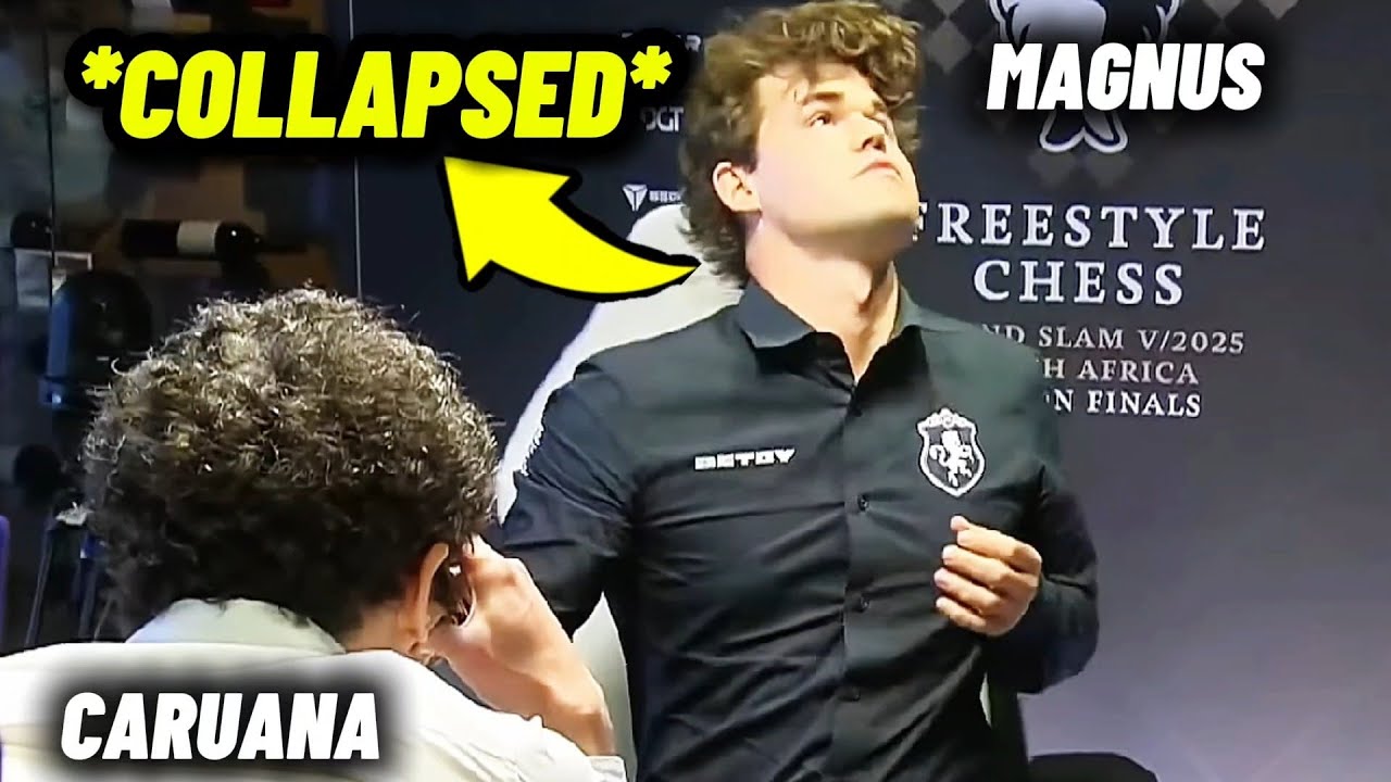 Final Moment of Magnus' Position Collapsed under Time Pressure | FREESTYLE CHESS GRAND SLAM 2025