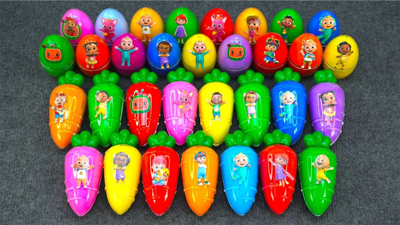 Cocomelon Super Relaxing Clay and Slime ASMR Colors Play with JJ, Cody, Cece, Nina & Friends! 🎨✨