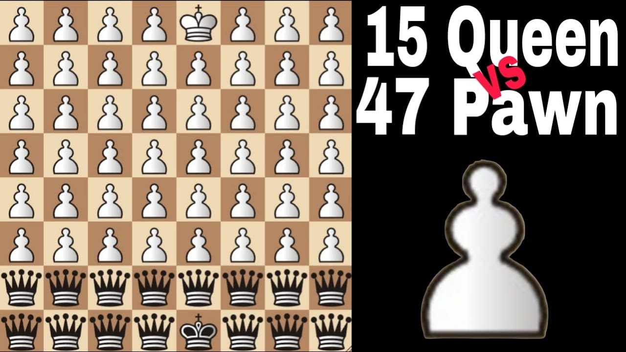 15 Queens vs 47 Pawns – Ultimate Chess Chaos! || Can 47 Pawns Stop 15 Queens?