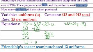 Solving Equations in context