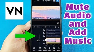 How to remove audio and add music VN video editor app no watermark screenshot 3