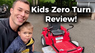 Kid Trax Zero Turn Mower Review: Best $100 Ever Spent! 🚜