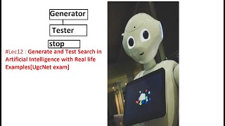 #Lect12 Generate and Test Search algorithm in Artificial Intelligence with Examples Ugc net