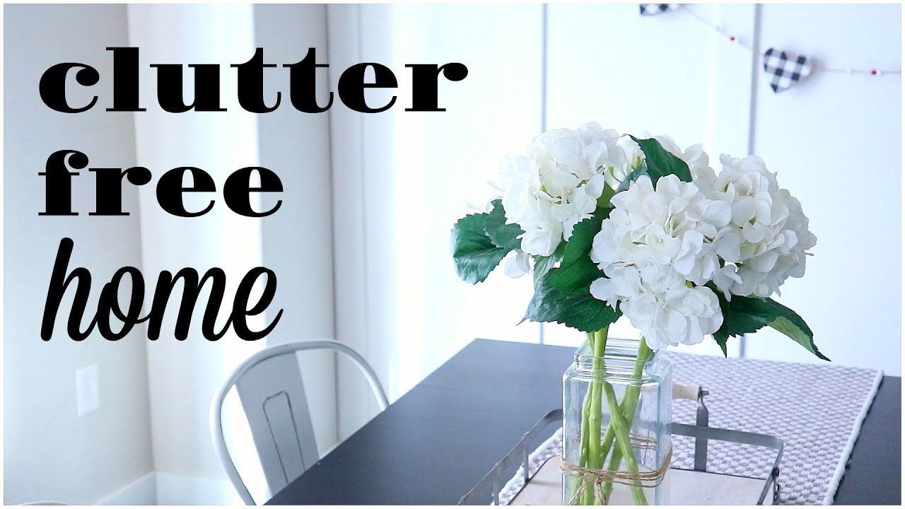TIPS FOR A CLUTTER FREE HOME DECLUTTERING MINIMALISM YouTube